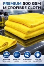 Premium Microfiber Towel 500 GSM – 16” x 16” (Single) - Image 4