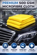 Premium Microfiber Towel 500 GSM – 16” x 16” (Single) - Image 2